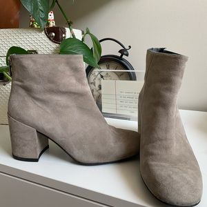 Stuart Weitzman Suede Booties